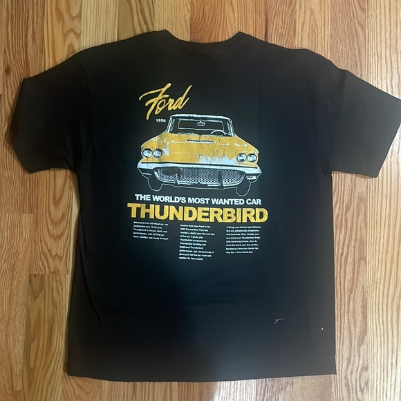 Authentic Ford 1958 Thunderbird Vintage Graphic T shirt NWT sz Xl - Picture 4 of 4